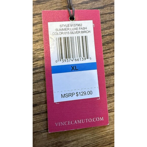 Vince Camuto Maxi Dress Sleeveless Sheer Floral Side Slits Size XL NWT - Picture 6 of 8